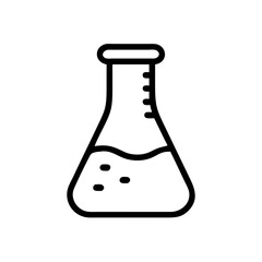 Beaker Icon for Web and Graphic Design
