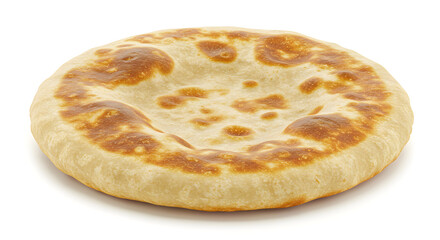 Indian Pakistani Paratha Bread Isolated
