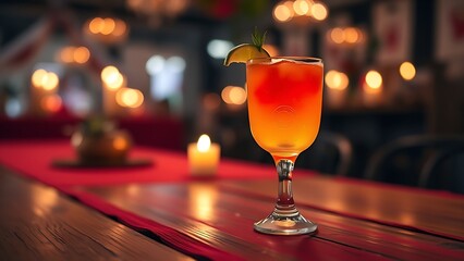 A traditional red-and-white rosette pinned on linen, glowing under golden sunlight during Peru's Independence Day celebration.
