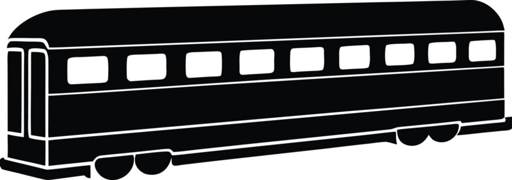 black train car silhouette clip art preview