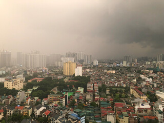 Naklejka premium hanoi storm incoming