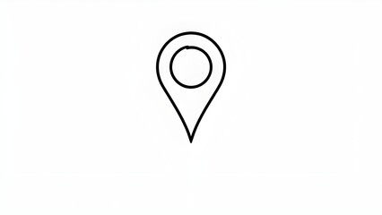 Fototapeta premium map pointer icon