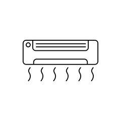 Air filter icon simple vector isolated symbol vector linear illustration for web and app..eps