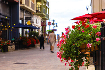 flowers decoration in Blue Mountain Village