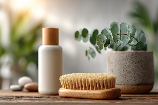 Natural skincare products with eucalyptus