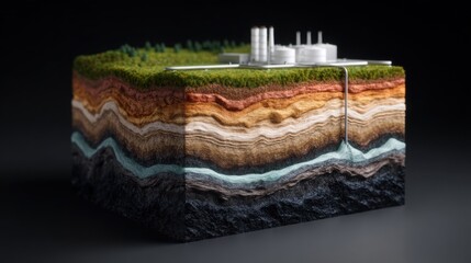 Detailed 3D Visualization of Carbon Sequestration with High Fidelity for Educational Purposes