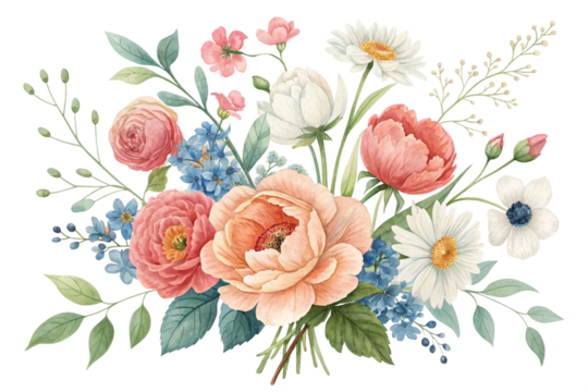 seamless pattern with tulips - Powered by Adobe