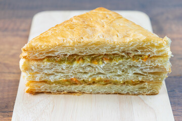 Ancient sandwiches and delicious salad dressing,Sandwich and Flossy pork