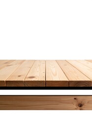 Wooden Tabletop, Studio Shot, White Background