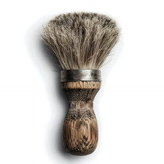 shaving brush on white background with png white background isolated