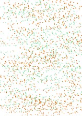 The background painting depicts abstract elements derived from the harmonious blend of colors and shapes created by hand-drawn strokes.