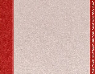 Fototapeta premium Textured red and cream background with a warm, festive feel. Ideal for Christmas designs, holiday cards, seasonal banners, and winter-themed creative projects. landscap background wallpaper