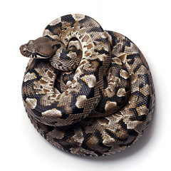 Obraz premium snake on a white background with png white background isolated