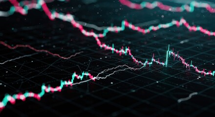 Fluctuating Financial Data, Dynamic Chart Display