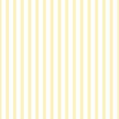Minimalist soft yellow and white vertical stripes seamless pattern, elegant background design for wallpaper, fabric, wrapping, and decorative projects.