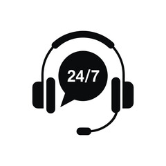 24/7 Customer Support Icon