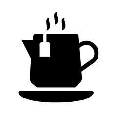 Silhouette Tea for Web and Graphic Design