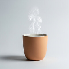 Steaming Coffee Cup A Warm Embrace in Every Sip, Offering Solace and Sensory Delight