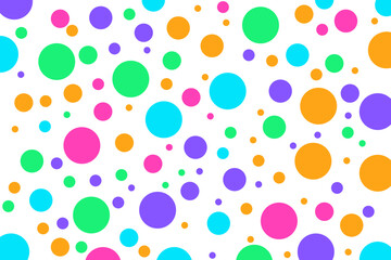 abstract colorful circle pattern background