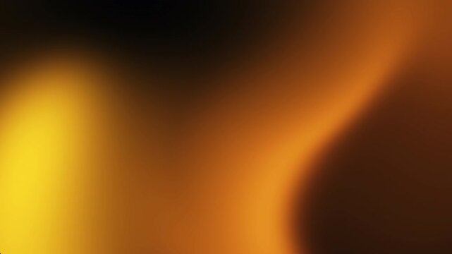 Abstract orange and yellow gradient motion background with soft blur. Seamless looping