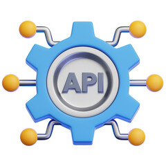 Obraz premium A symbolic representation of application programming interface (API) shows the core of digital connections. Designed to show the key functions and interactions of a digital system.