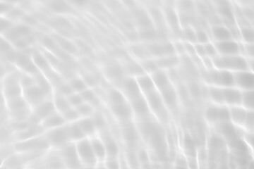 Abstract white transparent water shadow surface texture natural ripple background