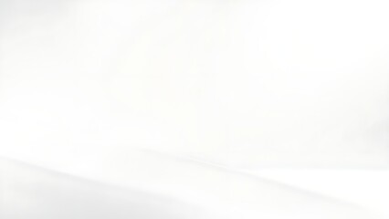 Ultra-minimalist white abstract surface with concave shapes, glowing softly in a futuristic design.