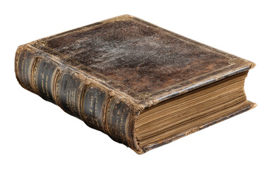 Exploring vintage literature library book antique isolated on transparent background