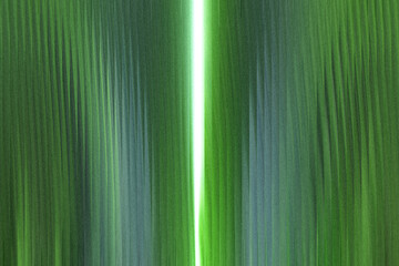 A closeup view reveals the intricate texture and vibrant green hues of a plant leaf, with a bright...