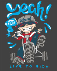 vector illustration of a happy new year