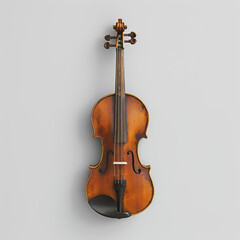 Naklejka premium violin on white background with png white background isolated