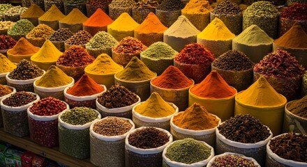 Spice market display