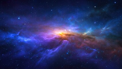 Fototapeta premium Colorful Nebula and Starfield in Deep Space galaxy