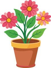 flower in pot