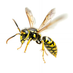 wasp isolated on white background with png white background isolated