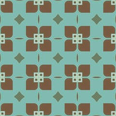 Seamless geometric pattern with a cross design in a simple religious style
