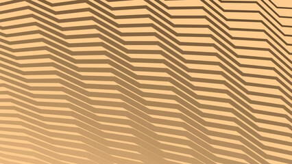 Orange Peach Zigzag Striped Abstract Background with Wavy Lines Modern Pattern Design