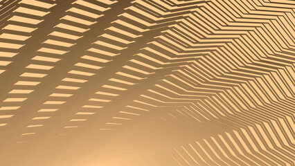 Orange Peach Zigzag Striped Abstract Background with Wavy Lines Modern Pattern Design