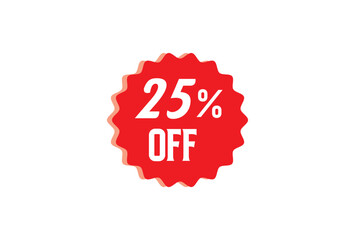 Modern percentage icons 15%, 20%, 25% in Red, Green colorful circle progress style. Perfect for discounts, offers, infographics, sales reports, analytics, business data and marketing design use. 