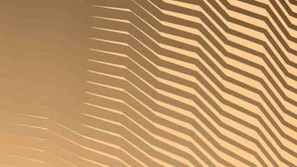 Orange Peach Zigzag Striped Abstract Background with Wavy Lines Modern Pattern Design