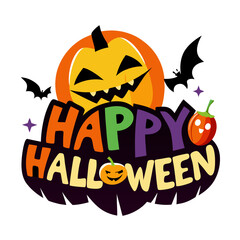 halloween background with pumpkin