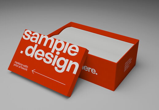 Sneaker Box Mockup