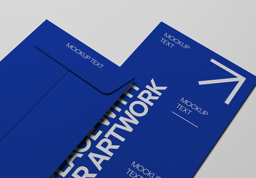 Envelope Portrait Mockup