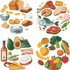 food icons set