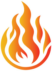 Dynamic flame design ignites passion, perfect for energy, warmth, and creative concepts