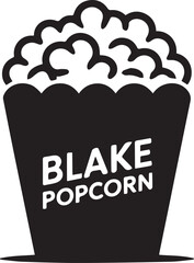 Popcorn icon design. Popcorn box isolated on background.