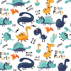 dinosaur in party.eps