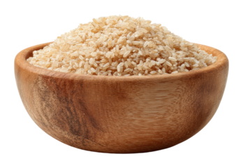 Cooking with brown rice healthy recipes kitchen food home isolated on transparent background