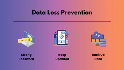 Modern Isometric Illustration: Securing Company Network with Firewall, VPN, and Antivirus Protection.