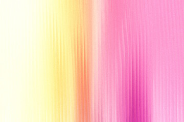 A vibrant abstract background transitions from soft yellow to bright pink with subtle vertical lines and a grainy texture, creating a dynamic and energetic visual